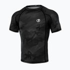 Pánsky rashguard Octagon Legion Premium black line camo