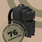 Evakuačný batoh TACTICPACK Scout 40 l black