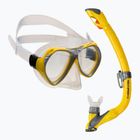 AQUA-SPEED detský potápačský set Aura + maska Evo + šnorchel žltá 605