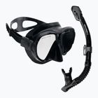 AQUA-SPEED Vanua + Borneo potápačský set maska + šnorchel čierna 610