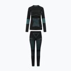 Dámsky komplet termo bielizne termo set Viking Ilsa black/turquoise