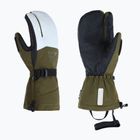 Lyžiarske rukavice Viking Norvik Pro Lobster Freeride olive/white