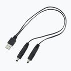 Nabíjací kábel USB pre vyhrievané rukavice, papuče a kukly Glovia GE33C čierny