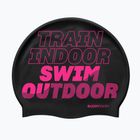 Plavecká čiapka BuddySwim TSO Silicone black / pink