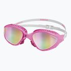Plavecké okuliare BuddySwim OzeanX Mirror pink/white/iridium