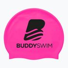 Plavecká čiapka BuddySwim BLogo Silicone pink