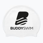 Plavecká čiapka BuddySwim BLogo Silicone white