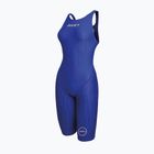 Dámske jednodielne plavky ZONE3 Performance Speed Kneeskin blue/white