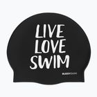 Plavecká čiapka BuddySwim LLS Silicone black