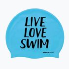 Plavecká čiapka BuddySwim LLS Silicone blue