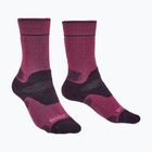 Dámske ponožky Bridgedale Heavyweight Performance Boot Original berry/plum