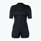 Dámsky plavecký neoprén Xcel Axis Back Zip Spring 2 mm black/palm/monstera print