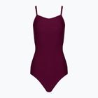 FINIS Skinback Solid cabernet dámske jednodielne plavky