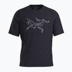 Pánske tričko Arc'teryx Cormac Logo SS black heather