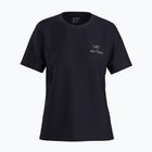 Dámske tričko Arcteryx Kragg Sl Cotton Emblem Crew black
