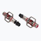 Crankbrothers Eggbeater 3 červené/červené pedále na bicykel