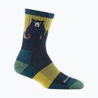 Dámske ponožky Darn Tough Bear Town Micro Crew Cushion dark teal