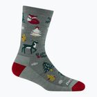 Dámske ponožky Darn Tough Yuletide Wild Crew Lightweight with Cushion balsam