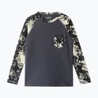 Detské plavecké tričko longsleeve Reima Kroolaus soft black