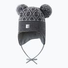 Detská zimná čiapka Reima Kuuru melange grey
