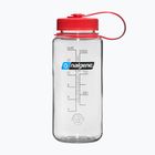 Turistická fľaša Nalgene Wide Mouth clear/red cap