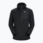 Pánska fleecová mikina Arc'teryx Delta 1/2 Zip Hoody čierna 29664