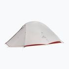 Trekingový stan pre 2 osoby Naturehike Cloud Up 2 Pro 20D light gray/red