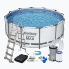 Bestway Steel Pro Max Pool Set 396 x 122 cm sivá