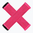 Gripy na riadidlá Lizard Skins Single-Clamp Strata neon pink