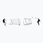 QuickPlay Kickster Academy Kombinovaná futbalová bránka s odrazovou doskou 240 x 150 cm biela QP0535