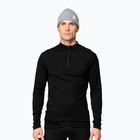 Pánska termo mikina Devold Breeze Merino 150 Zip Neck black