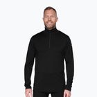 Pánska termo mikina Devold Breeze Plus Merino 200 Zip Neck black