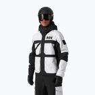 Pánska lyžiarska bunda Helly Hansen Ullr D Heritage Short grey fog snow camo aop