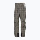 Pánske lyžiarske nohavice Helly Hansen Legendary Insulated pebble broxburn plaid aop