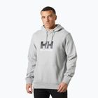 Pánska mikina Helly Hansen HH Logo Hoodie grey/melange