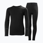 Detská súprava termoprádla Helly Hansen JR Lifa Merino Midweight black