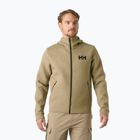 Pánska jachtárska mikina Helly Hansen HP Ocean Full Zip 2.0 sepia melange