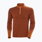Pánska termo mikina Helly Hansen Lifa Merino Midweight 1/2 Zip iron oxide