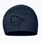 Zimná čiapka NORRONA PureUll 180 Beanie indigo night