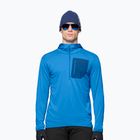 Pánska trekingová mikina NORRONA Falketind Warm1 Hood brilliant blue/dark blue