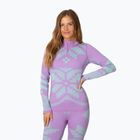Dámska termo bielizeň KARI TRAA Faith Half Zip violet