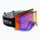 Lyžiarske okuliare Smith Squad XL black/ChromaPop Sun Red Mirror/ChromaPop Storm Yellow Flash