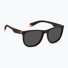Detské polarizačné slnečné okuliare Polaroid PLD 8049/S black orange/grey