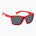 Detské slnečné okuliare Polaroid PLD 8057/S matte red/grey polarized