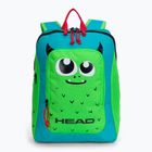 HEAD Detský tenisový batoh 14 l modro-zelený 283682