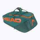Tenisová taška HEAD Pro Racquet XL 97 l dark cyan/fluo orange