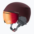 Dámska lyžiarska prilba HEAD Cinema Pro W berry/red yellow