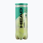 HEAD Padel One S padelové loptičky 3 ks. žltá