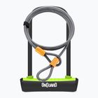Zámok na bicykel OnGuard Neon 8154GR U-Lock čierno-zelený