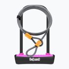 Zámok na bicykel OnGuard Neon 8154PN U-Lock čierny/ružový
